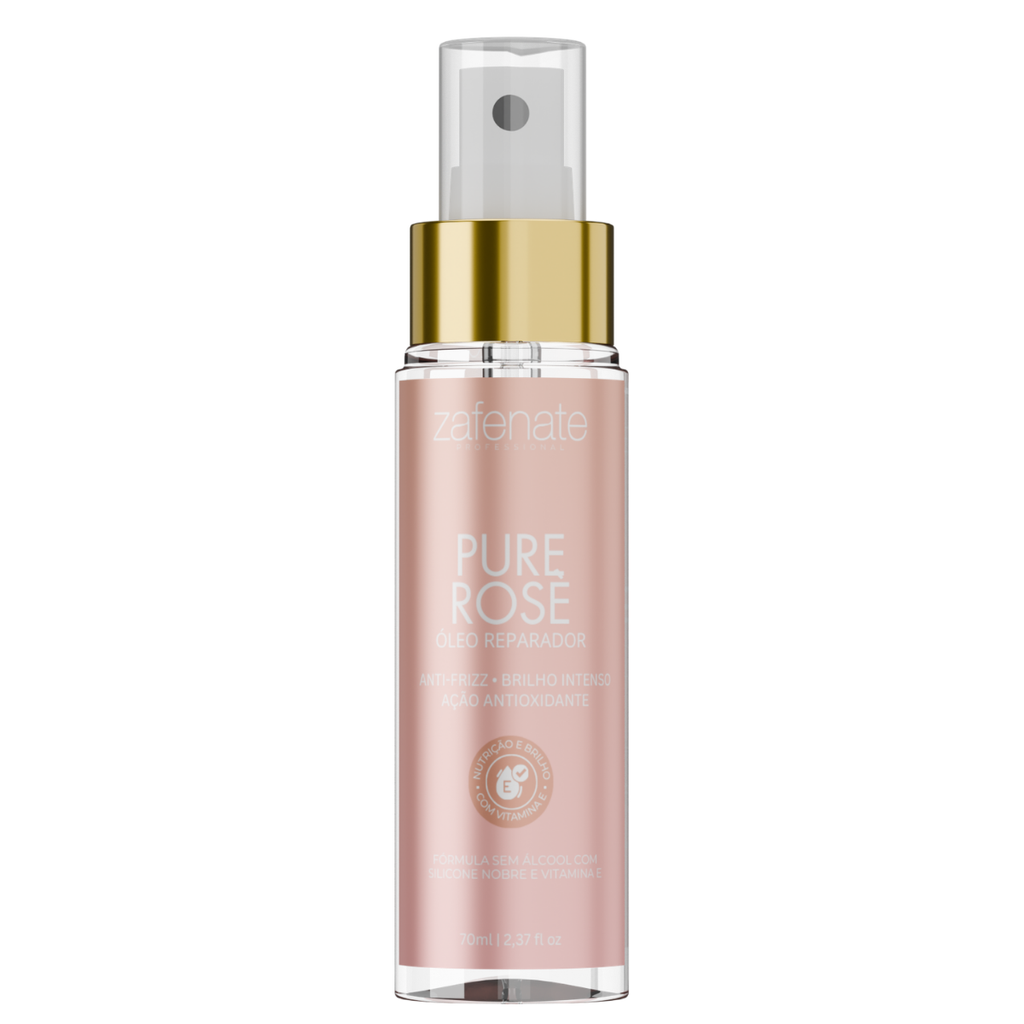 Perfume capilar - Silicóne & Vitamina E - Pure Rosé Zafenate - 70ml