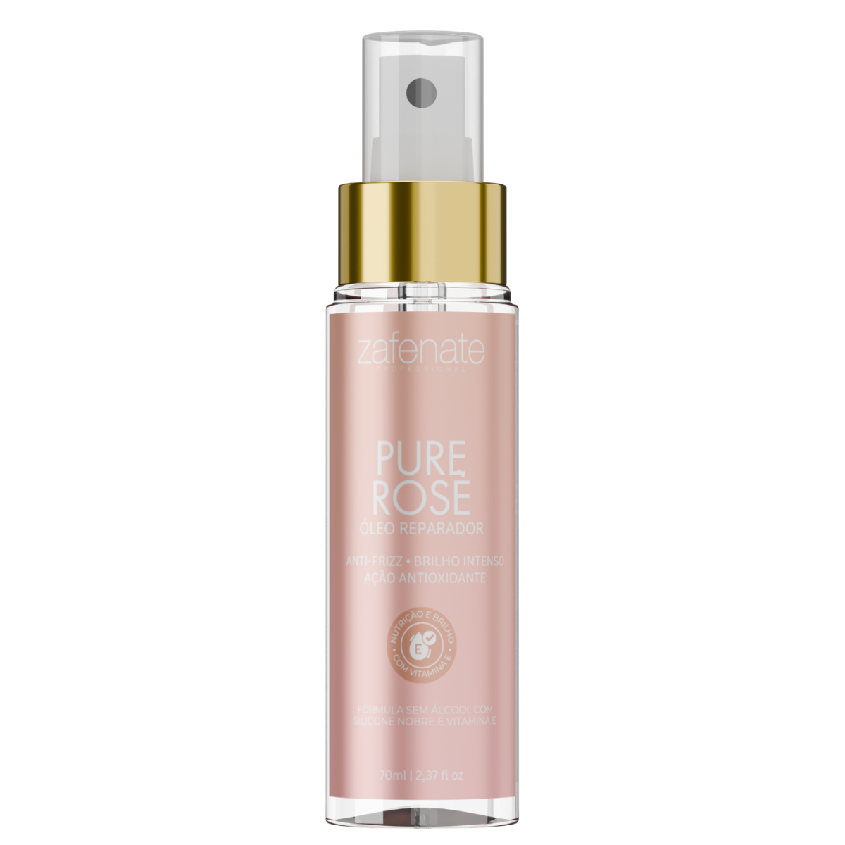 Perfume capilar - Silicóne & Vitamina E - Pure Rosé Zafenate - 70ml