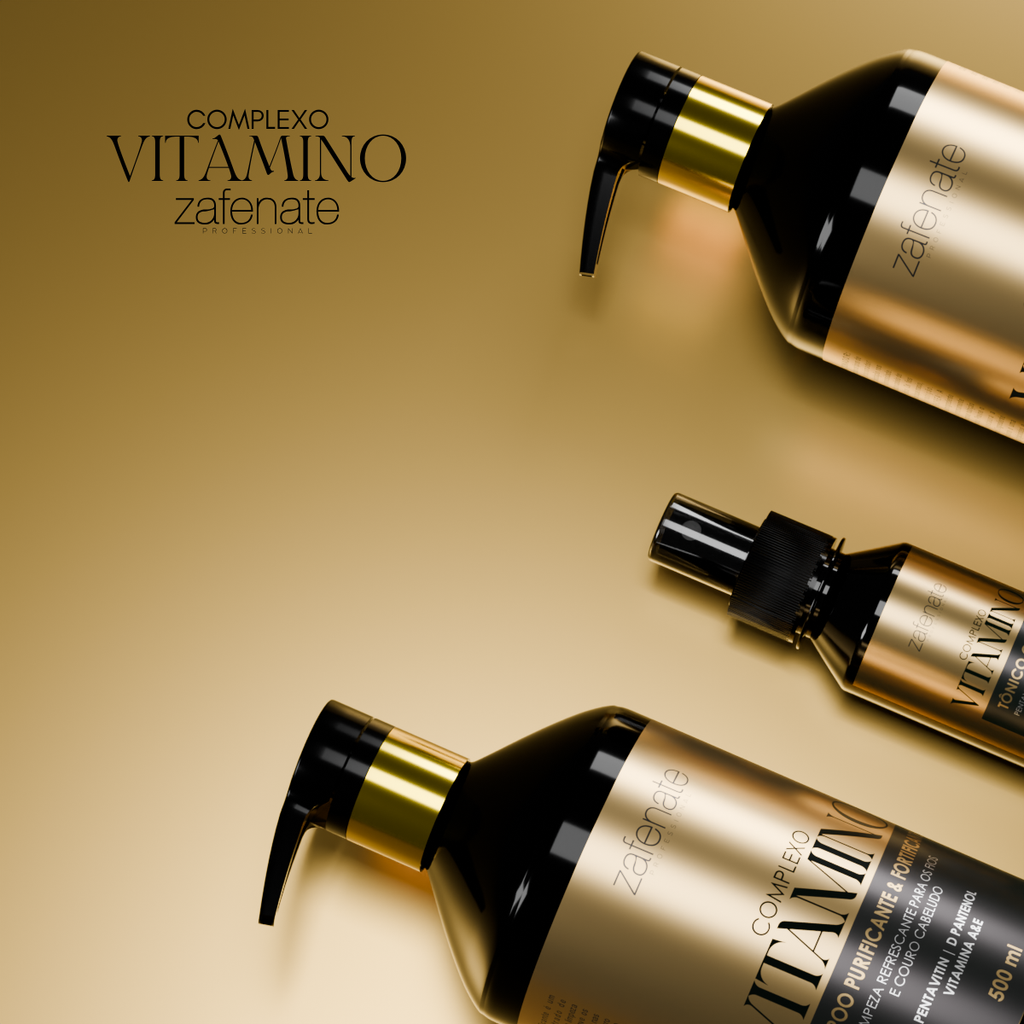 Kit Vitamino Shampoo + Condicionador + Tônico - Zafenate