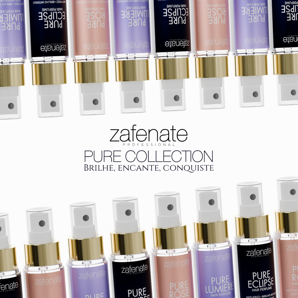 Kit 3 Perfume Capilar - Zafenate Cosméticos Pure collection