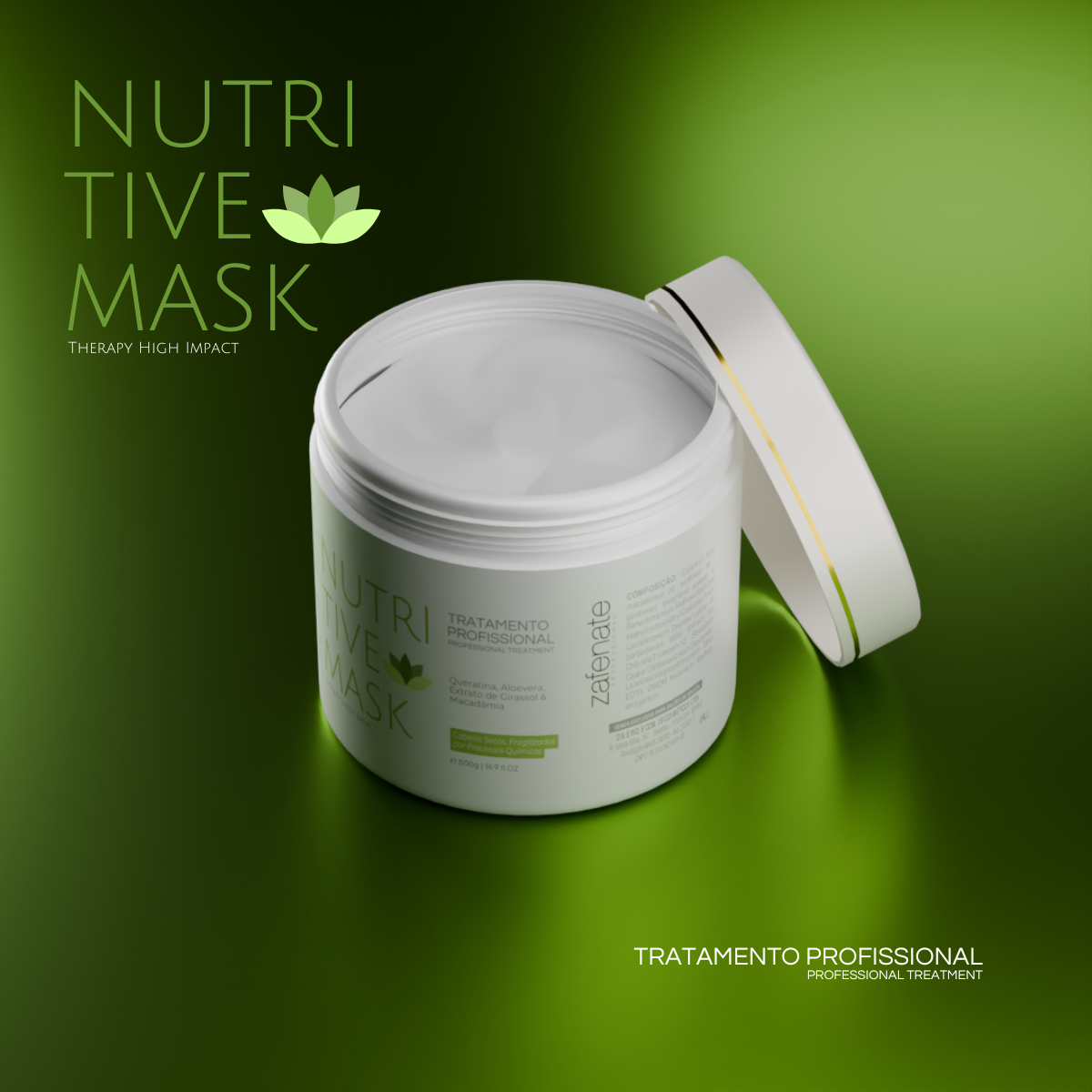 Máscara Nutritiva Queratina - Therapy High Impact 500gr