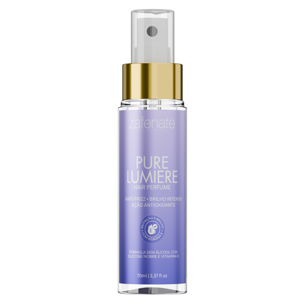 Perfume capilar - Silicóne & Vitamina E - Pure Lumiére Zafenate - 70ml